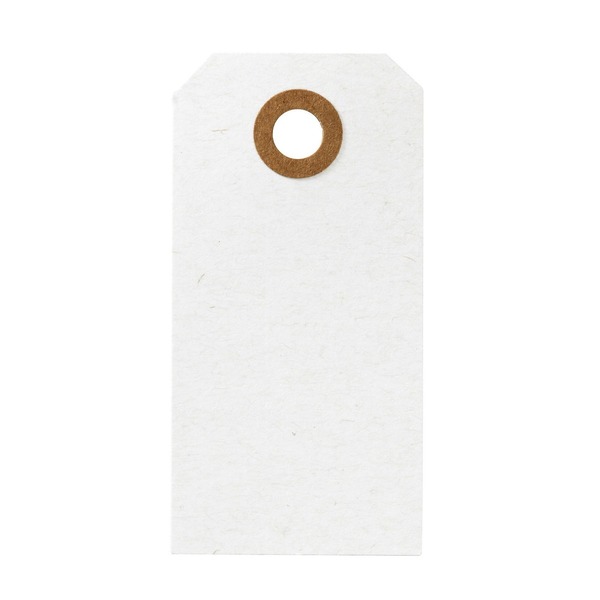 Manila Tags Hvite 4x8cm 20stk