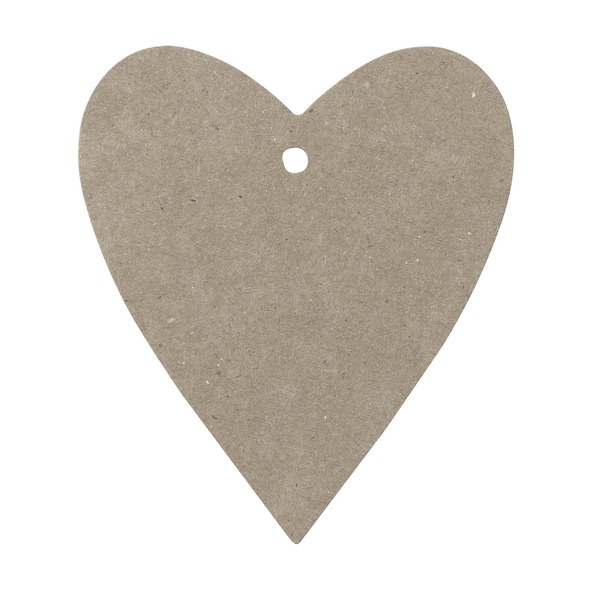 Tags Hjerter 24 Stk. Natur