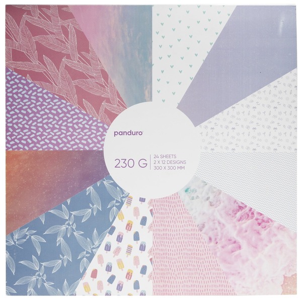 Designblokk Lilla/rosa 30x30cm