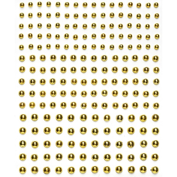 Perleklistremerker Gull