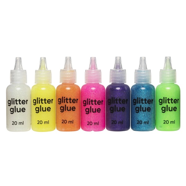 Glitterglue Miks Happy 7 Stk.