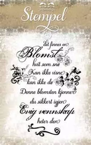 Stempel: Evig vennskap