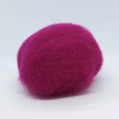Kardet ull, cyklamen