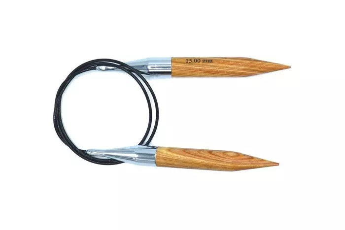 Knitpro: Natural Symfonie, Rund, Bjørk, 80 cm, 15.0 mm