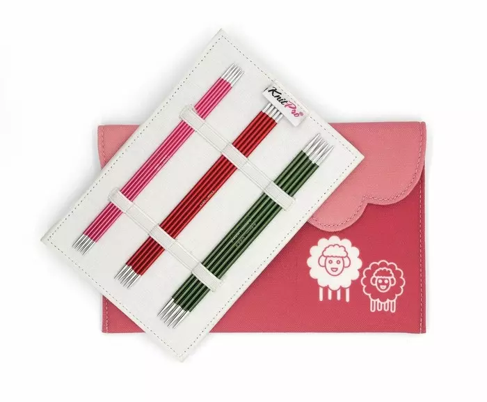 Knitpro: Zing, Sett, 15 cm Strømpepinne, 2.0 - 4.0 mm