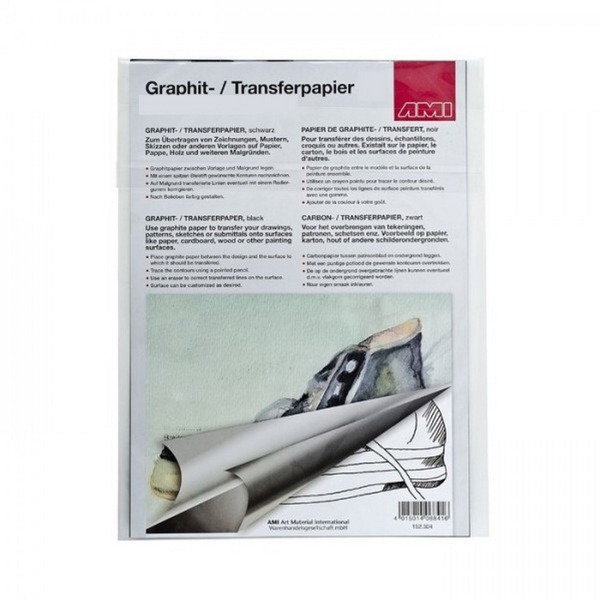 Grafittpapir A4 5-pk Sort