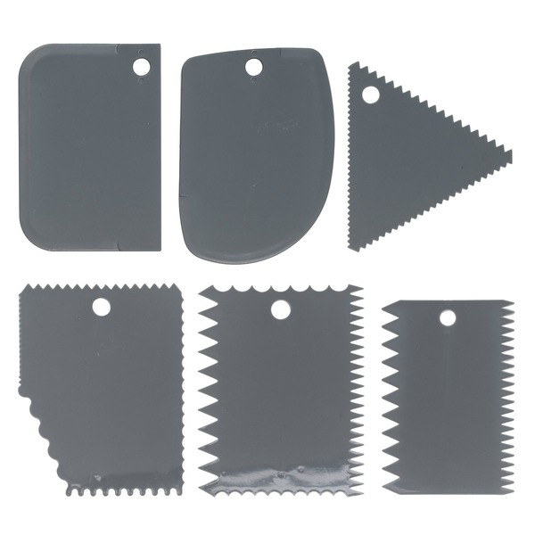 P. Plastskraper 6 Stk.