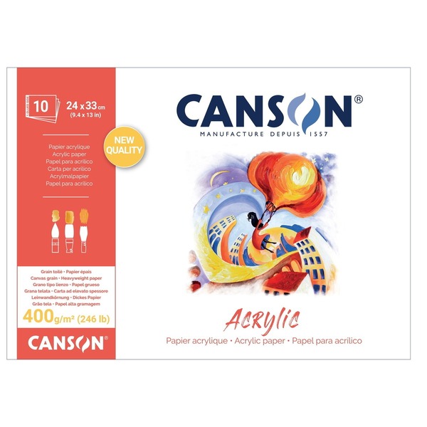 Canson Akrylblokk 10 Ark 24x33