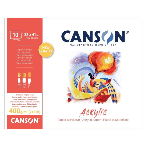 Canson Akrylblokk 10 Ark 33x41