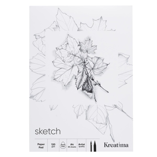 Kr Skisseblokk A4 50 Ark