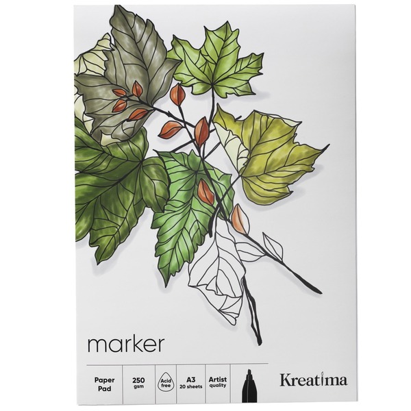 Kr Markerblokk 250g A3