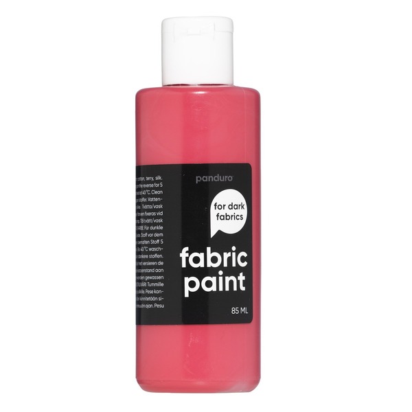 Fabric Paint Dekkende 85 Ml Rø