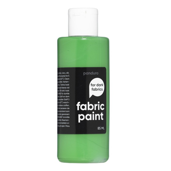 Fabric Paint Dekkende 85 Ml Grønn