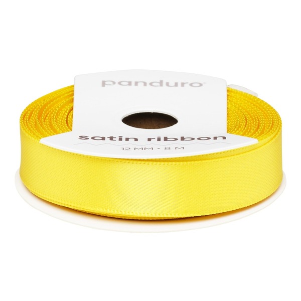 Satengbånd 12 Mm 8 M Gul