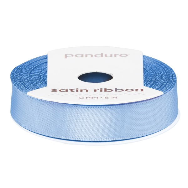Satengbånd 12 Mm 8 M Lyseblå