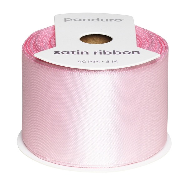 Satengbånd 40 Mm 8 M Lyserosa