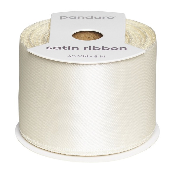 Satengbånd 40 Mm 8 M Krem