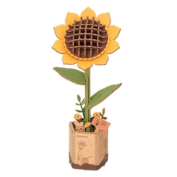 3d-trepuslespill Sunflower