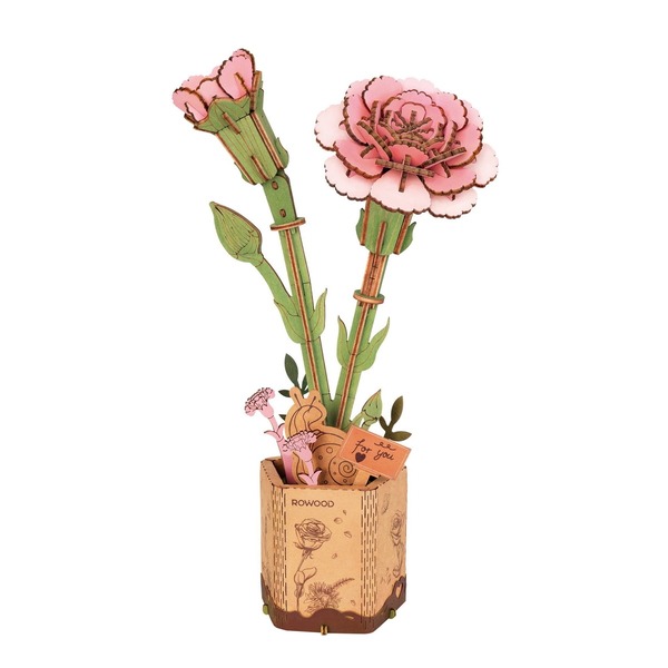 3d-trepuslespill Pink Carnatio