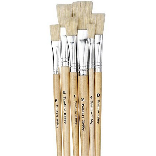 Penselsett Lakkpensler 6 Stk