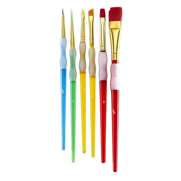 Gripevennlige Barnepensler 6