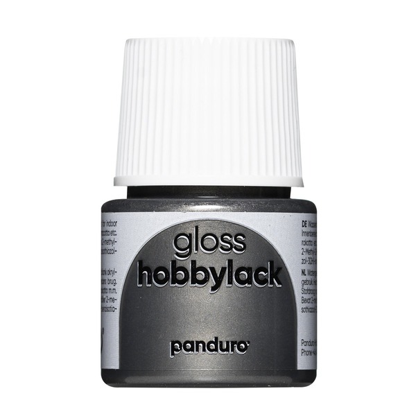 Hobbylakk Gloss Pewter 45 Ml