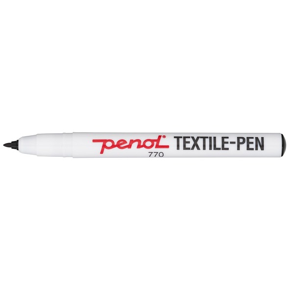 Penol 770 Tekstilpenn Sort