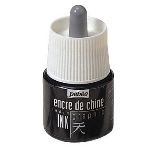 Tegnetusj China Ink Sort 45 Ml
