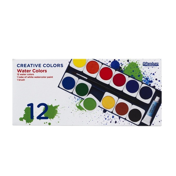 Tempera Vannmal. Kit 12/skrin