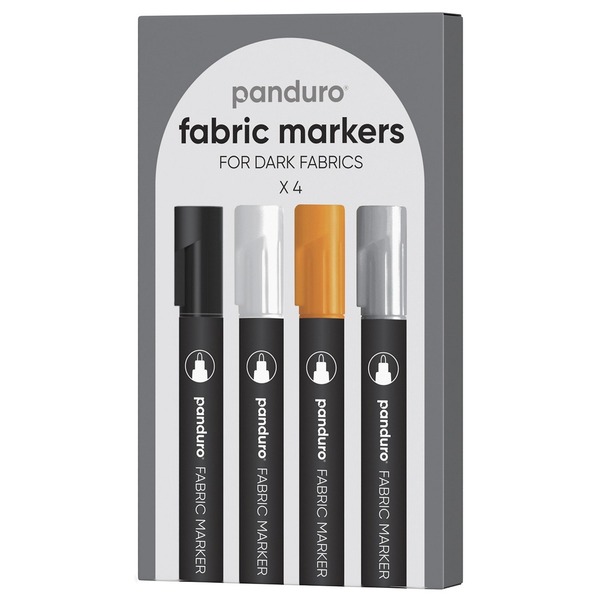Panduro Tekstilpenn 4 Stk.