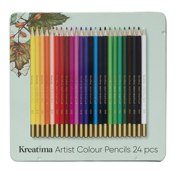 Kreatima Fargeblyanter 24-pakn