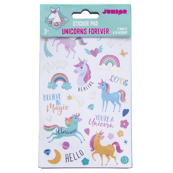 Klistremerkebok Enhjørning