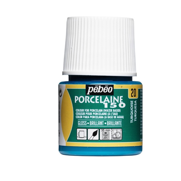 Porselensmaling Turkis 45 Ml