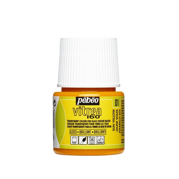 Glassmaling Blank Gul 45 Ml