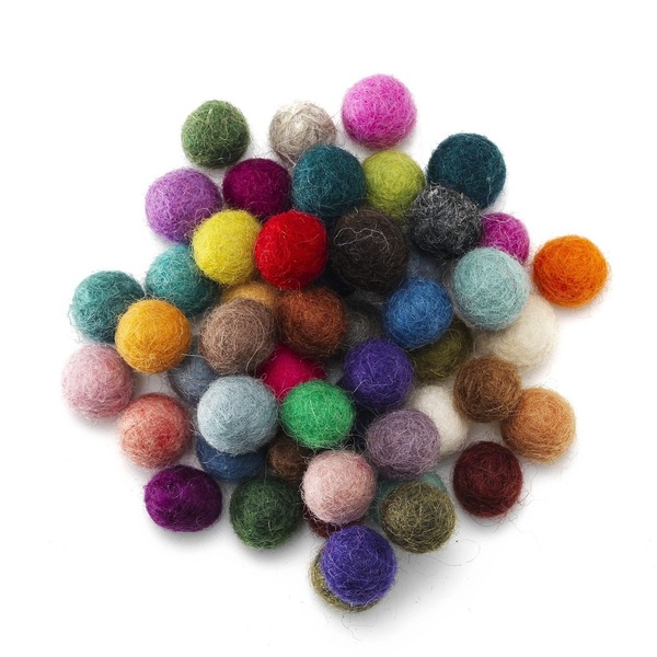 Ullkuler Ø10 Mm 50p Fargemiks