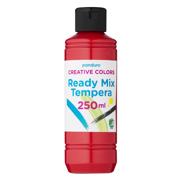 Ready Mix Tempera 250ml Rød