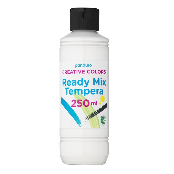Ready Mix Tempera 250ml Hvit