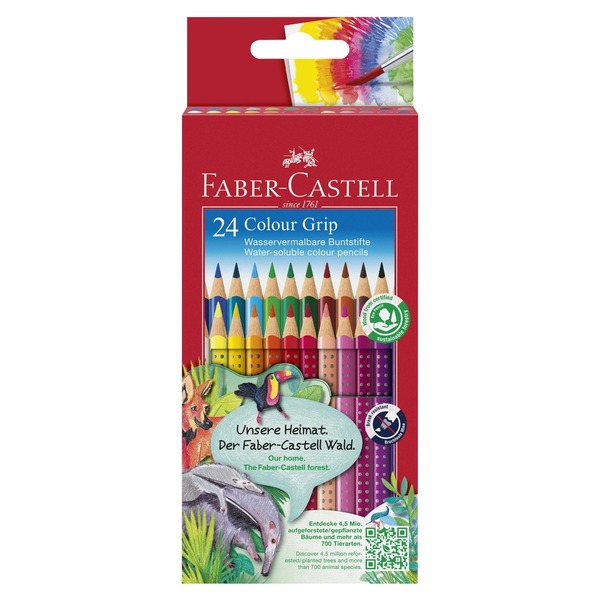 Grip Akvarell Fargeblyanter 24
