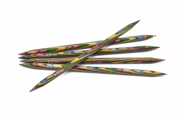 Knitpro: Symfonie, 5p, Bjørk, 20 cm, 8.0 mm