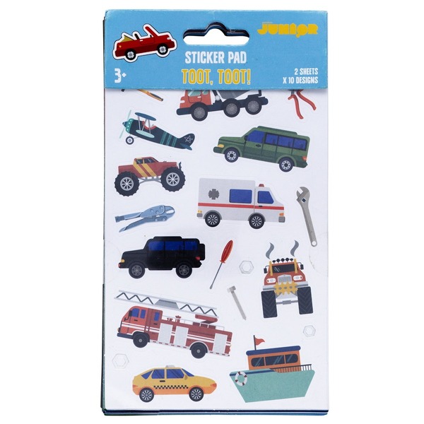 Klistremerkebok Kjøretøy