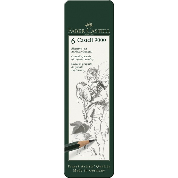 Castell 9000 (hb-8b) 6 Stk