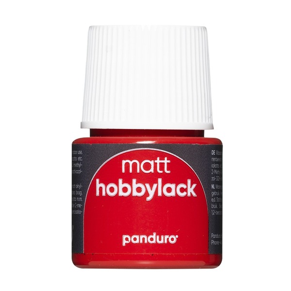 Hobbylakk Matt X-mas Red 45 Ml