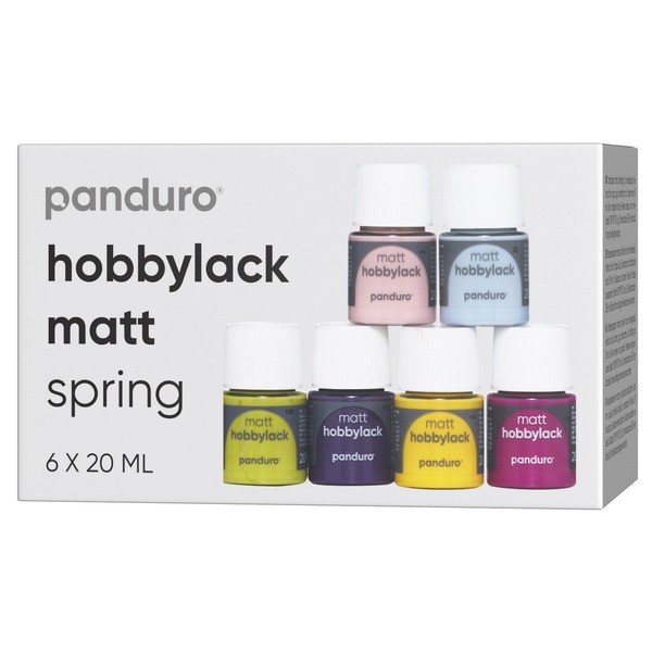Hobbylakk Matt 6x20ml Spring