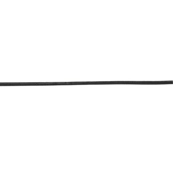 Skinnsnor Rund Sort 4 Mm