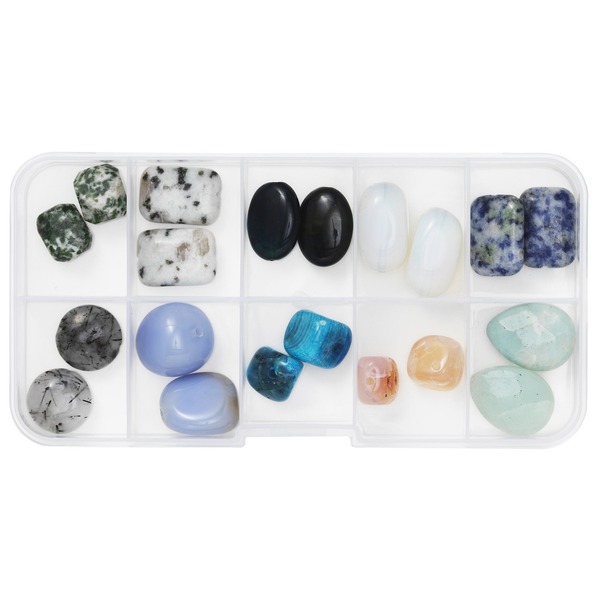 Halvedelsteinmiks 2x10skt