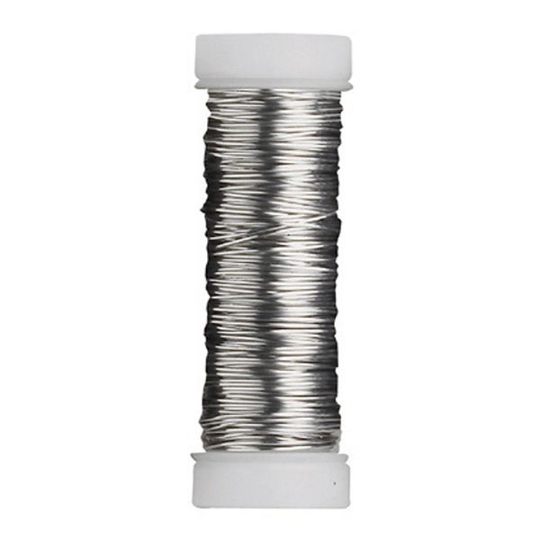 Smykketråd 0,4 Mm/30 M Sølvfrg