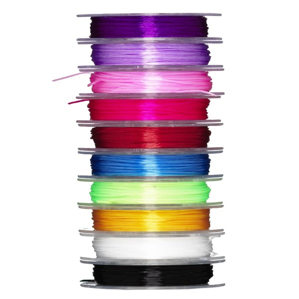 Elastisk Smykketråd 0,5/5 Mix