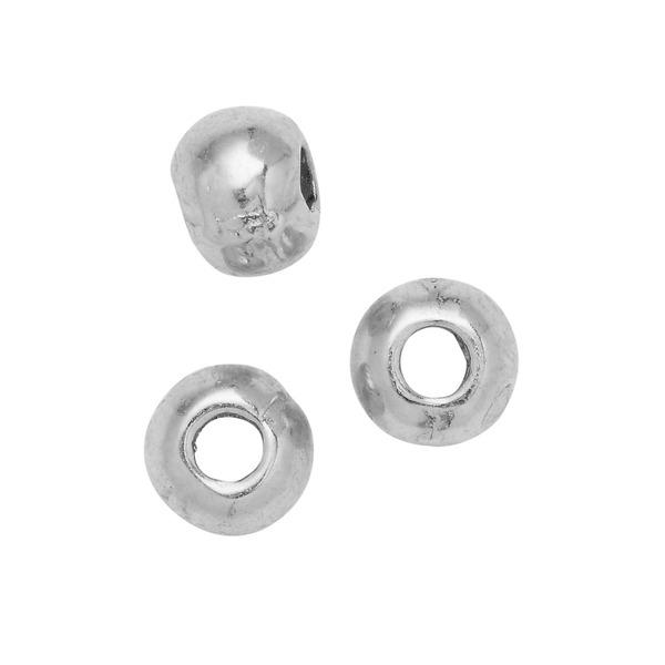 Mellomdel Rund Sølv 100 Stk.