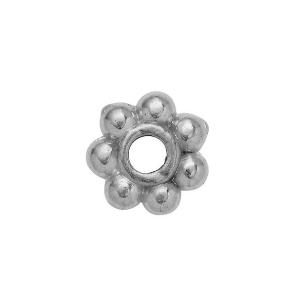 Mellomdel Blomst Sølv 100 Stk.