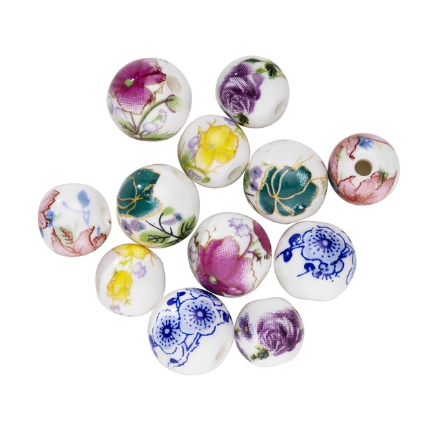 Blomstrete Akrylperler